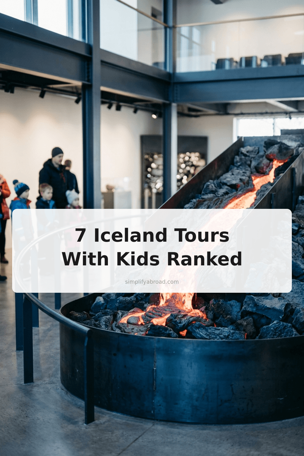 Pinterest infographic: Iceland with kids tours: 7 family excursions ranked - tips and insights about Ranking 7 Iceland tours with kids in 7 days
