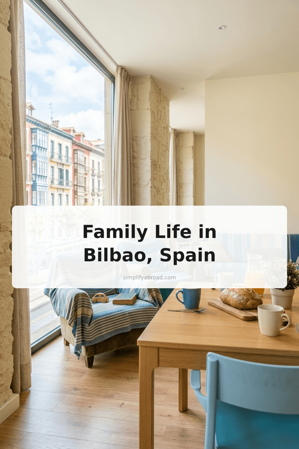 Pinterest infographic: Living in Bilbao with kids: family life in Spain’s green city - tips and insights about Testing whether Bilbao is worth visiting or moving to